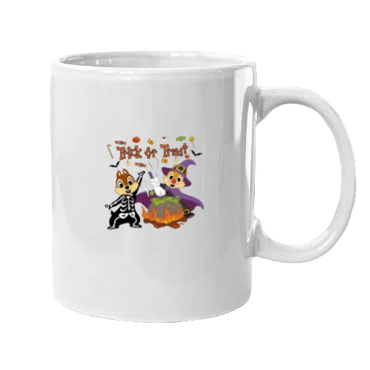 chip and dale Mugs, chip and dale halloween, disney chip and dale halloween Mugs, chip and dale, halloween Mugs, , 121644