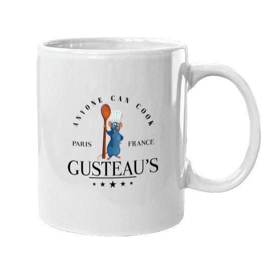 Ratatouille Anyone Can Cook Disney Remy Mouse Chef Epcot Disneyworld 2023 Mugs