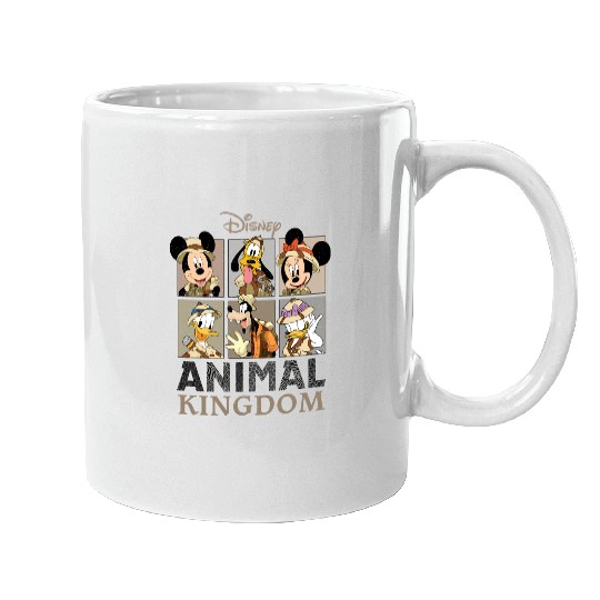 Disney Mickey Safari  Mugs, Retro Disney Animal Kingdom Mickey Mugs