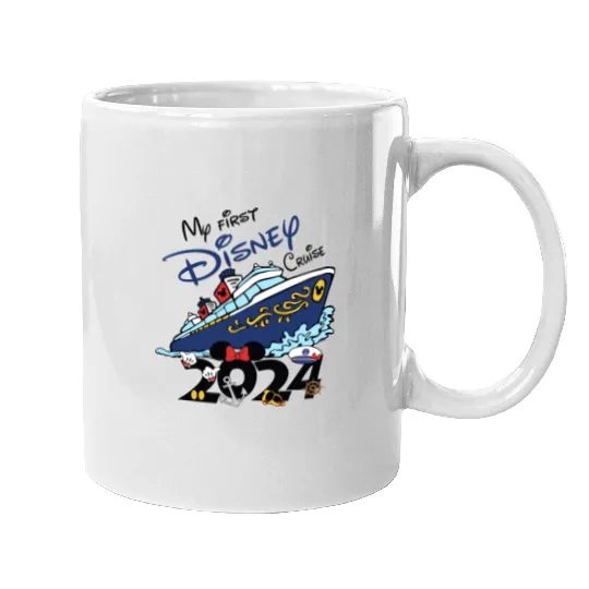 My First Disney Cruise 2024 Mugs, Disney Family Cruise Mugs