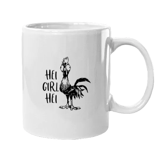 Hei Girl Hei Mugs, Disney Moana Hei Hei T-Shir