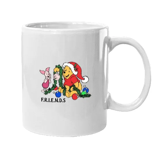 Winnie the pooh , Disney Winnie The Pooh , Winnie The Pooh Family , Disney Christmas Mugs
