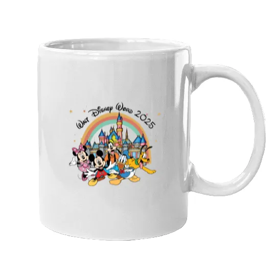 Custom Disney 2025 Family Vacation Mugs,Family Trip 2025 Mugs,Personalized Family Vacation Outfit, Family Vacation Mugs