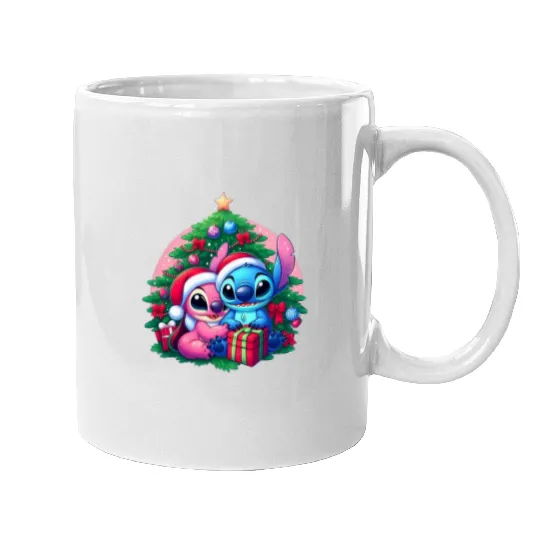 Lilo And Stitch , Stitch Angel , Lilo and Stitch , Merry Xmas Stitch , Disney Family Mugs