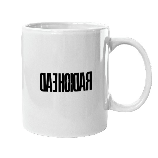 Radiohead Mirrored Black Mugs