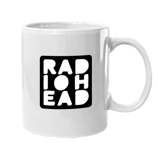 Radiohead Solid Black Mugs