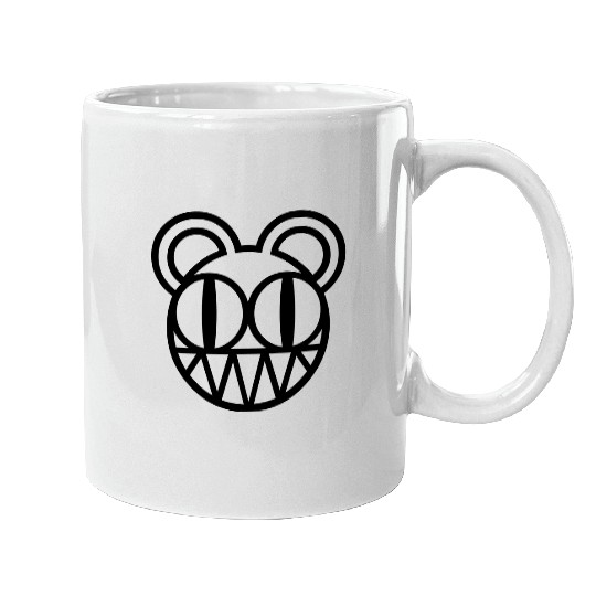 Radiohead Black Bear Head Mugs