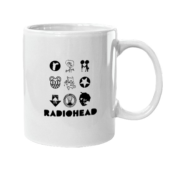 Radiohead Black Icon Mugs