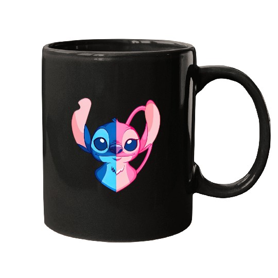 Stitch  Mugs, Disney Stitch and Angel Mugs, Lilo and Stitch Mugs