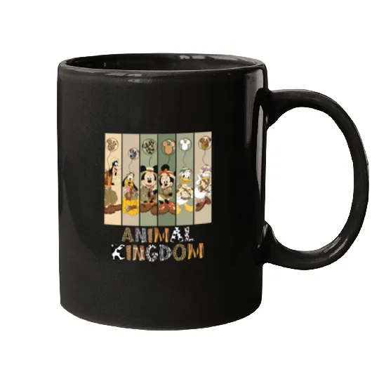 Disney Animal Kingdom Mugs, Vintage Animal Kingdom Safari Mugs, Mickey Safari Mugs, Disney Safari Trip Mugs