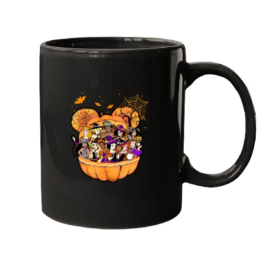 Disney Halloween Mugs, Disney Princess Halloween Mugs