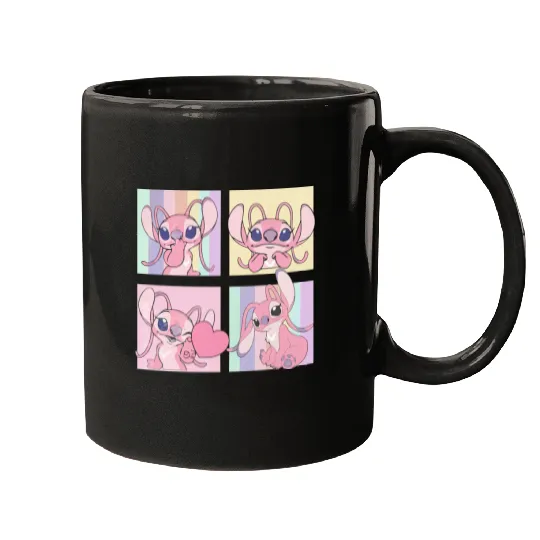 Retro Disney Angel Mugs, Stitch and Angel Mugs