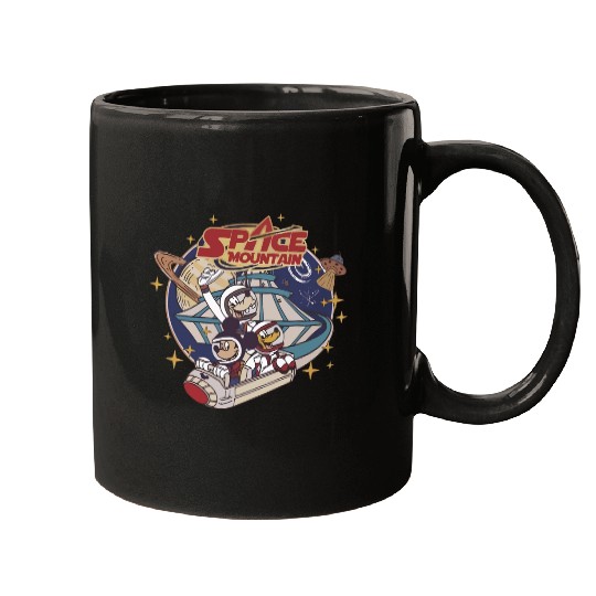 Retro Disney Mickey Space Mountain vintage, Retro Disney Mugs, Disney Mugs, Disney World Mugs, Magic Kingdom Mugs, Family Matching Mugs