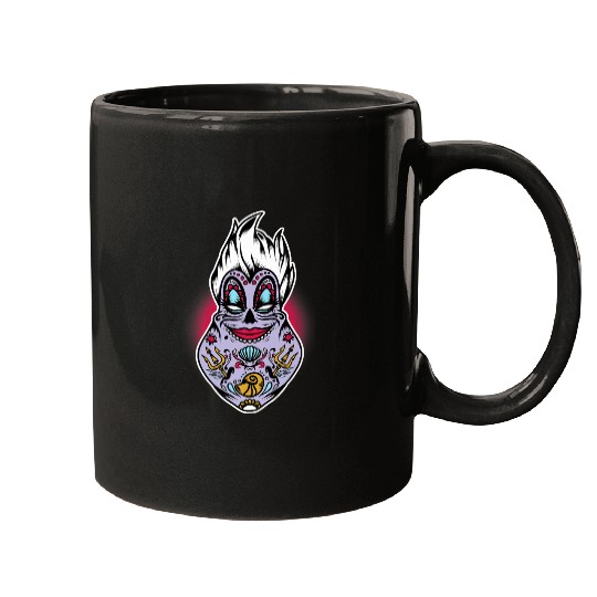 Disney Villains Halloween Ursula Sugar Skull Pre Mugs