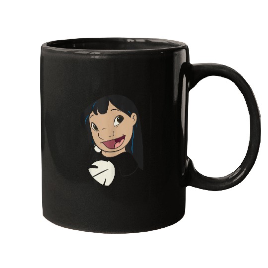 Disney Lilo Stitch Lilo Big Face Red  Smile Tank Mugs