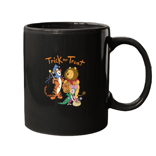 Discover Disney Winnie The Pooh Halloween Group Shot Tric Mugs