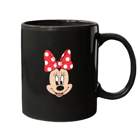 Discover Disney Minnie Mouse Polka Dot Bow Big Face Tank Mugs