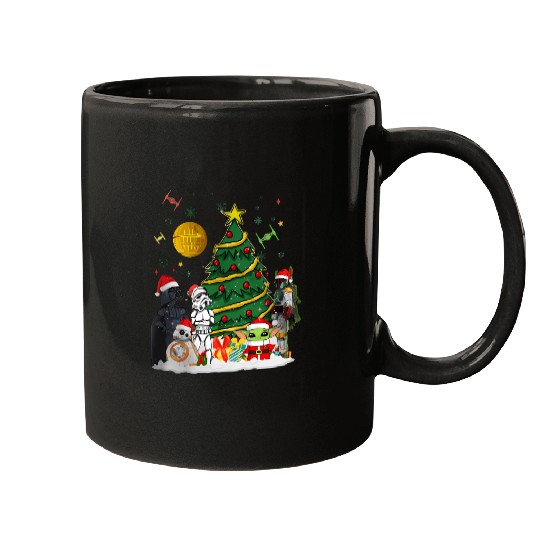 Star Wars Christmas Mugs, Disney Christmas Family Mugs