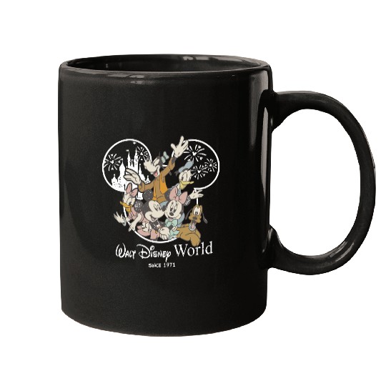 Discover Vintage Walt Disney World Est 1971 Mugs, Mickey and Friend Mugs