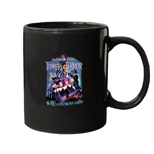 Vintage The Twilight Zone Tower of Terror Retro Mugs, Disney Mugs