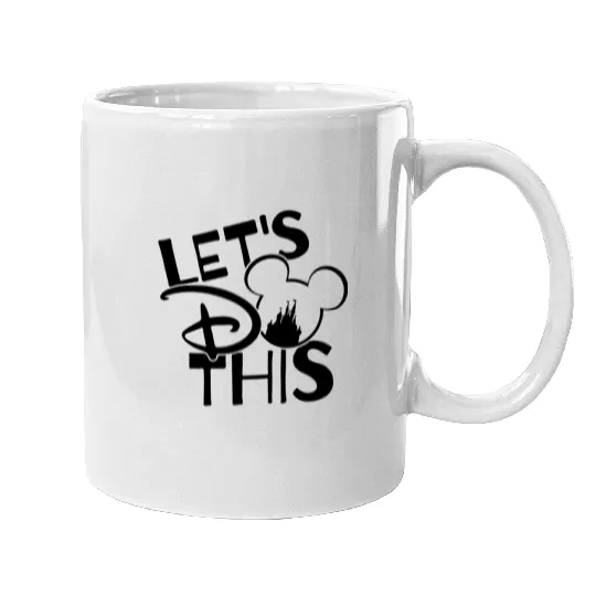 Let's do this Disney  Mugs, Disney Family Vacation Mugs