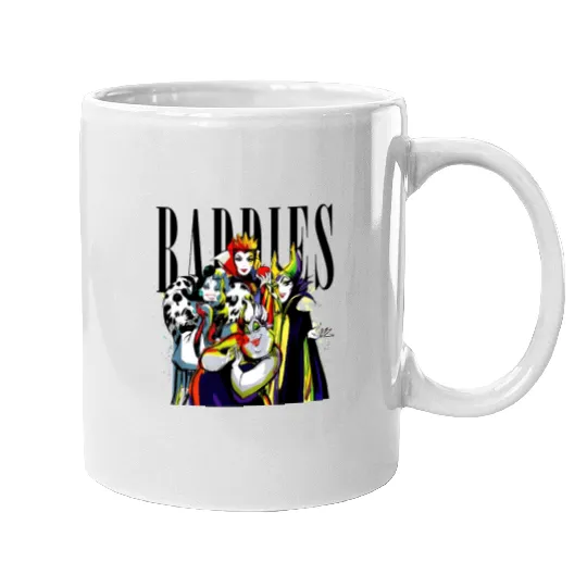 Disney Villians Baddies Graphic Design Maleficent Queen Cruella,Ursla Mugs