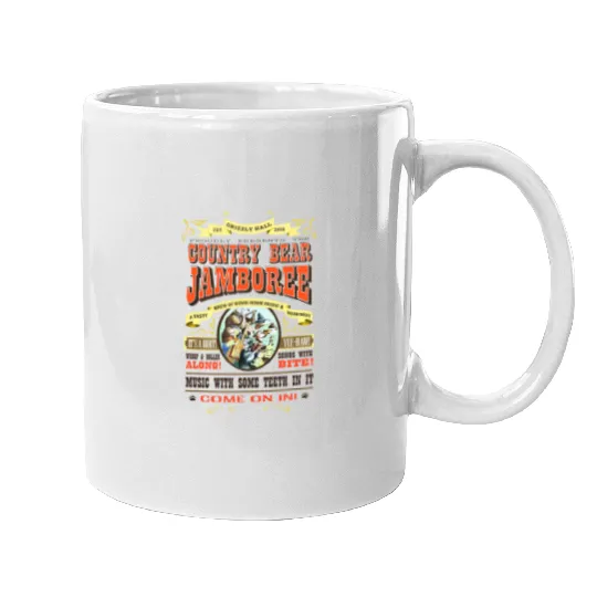 Country Bear Jamboree Mugs, Country Bear Mugs, Frontierland Mugs, Epcot Mugs, Vintage Disney Mugs, Disney World Mugs, Disneyland Mugs