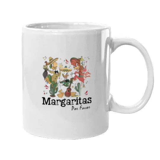Vintage Disney Mugs, Disney Margarita Mugs, Disney Epcot