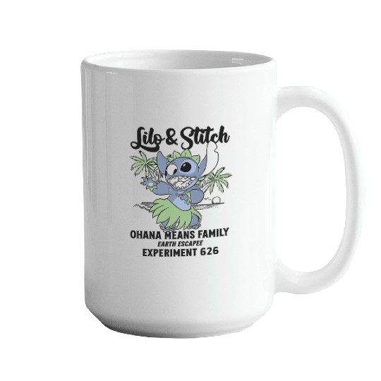 Disney Lilo Stitch Aloha Hawaii Mugs, Ohana Means Family Mugs