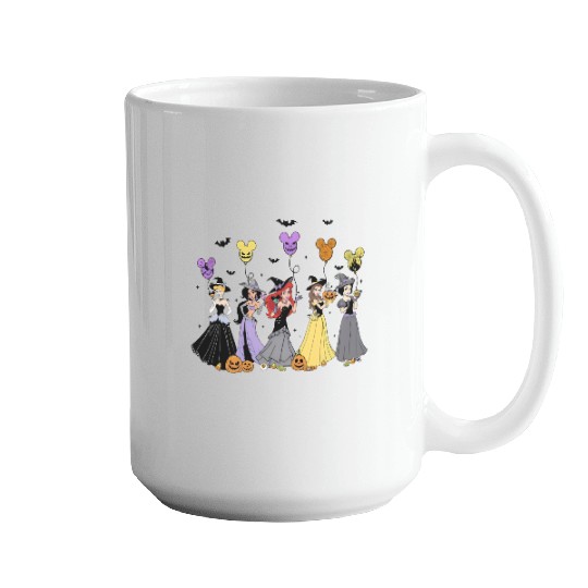 Disney Halloween Mugs, Disney Princess Halloween Mugs