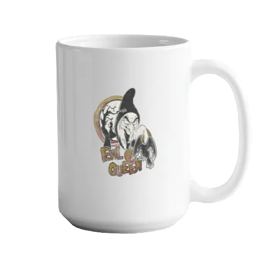 Disney Snow White Witch Poison Apple Graphic Mugs, Princess Snow White Mugs, Vintage