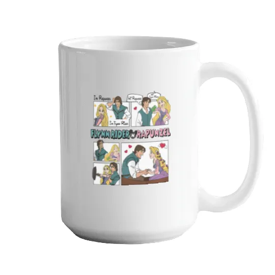 Tangled Couple Mugs, Rapunzel And Flynn Rider Couple Mugs, Disney Valentines Mugs