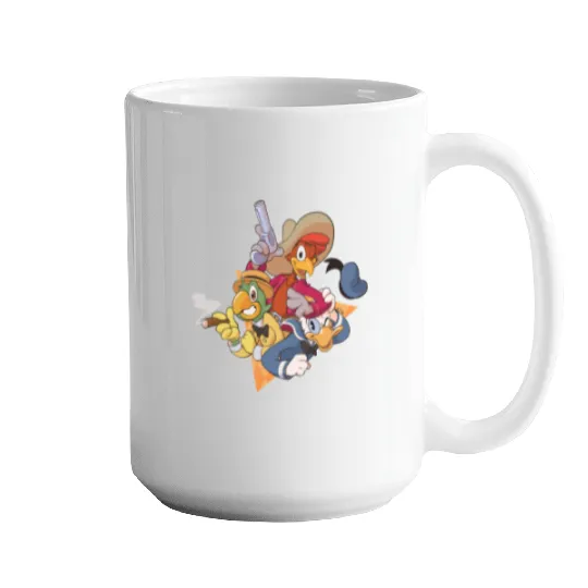 The Three Caballeros Mugs, Disney Amigo Mugs, 3 Amigos Mugs, Donald Duck Mugs