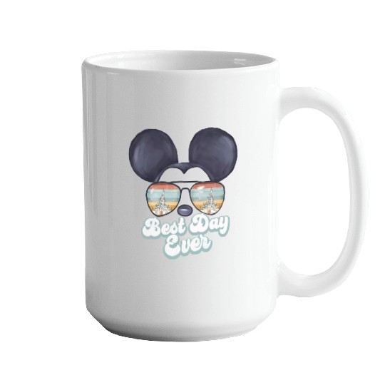 Best Day Ever Disney Vintage Mugs, Disneyworld Mugs Family Mickey Ears Mugs