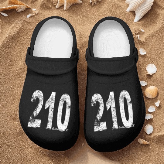 Vintage San Antonio Area Code 210 Nurse Clogs