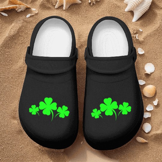 four-leaf clover Nurse Clogs