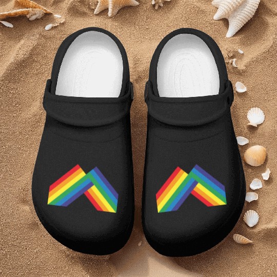 Rainbow bridge Nurse Clogs