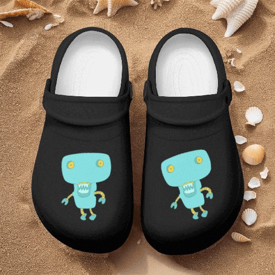 28 robot 34 png vectorstock 4842445 Nurse Clogs