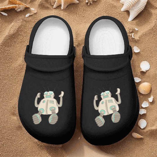 05 robot 13 png vectorstock 4842445 Nurse Clogs