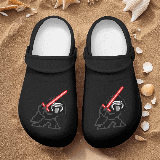 8-bit Kylo Ren Nurse Clogs