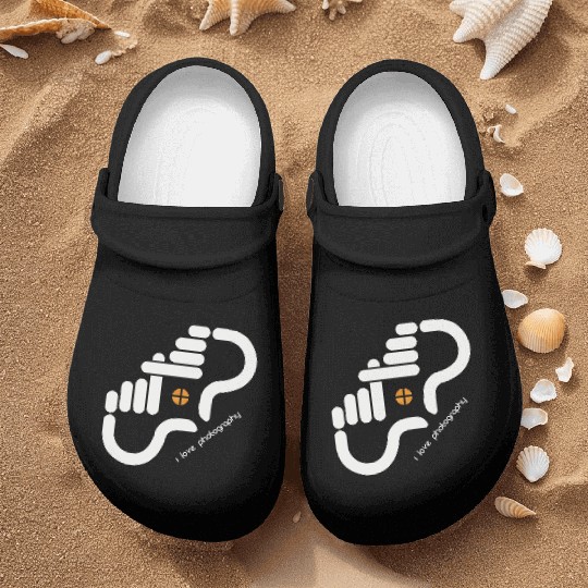 I LOVE PHOTOGRAPHY Nurse Clogs