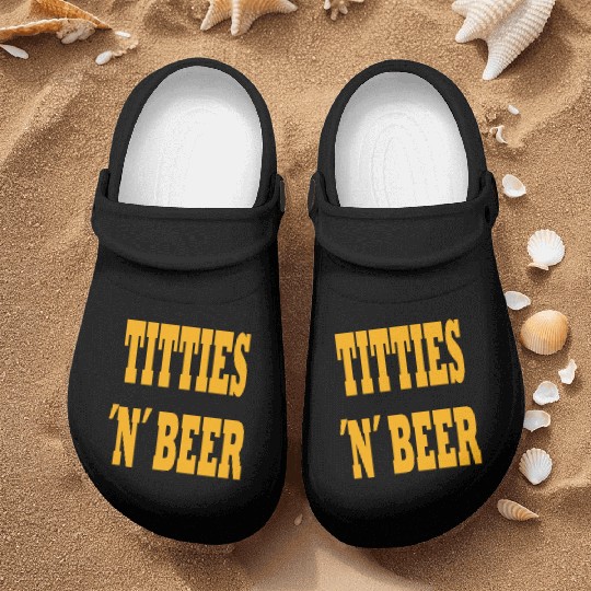 TITTIES N BEER Nurse Clogs