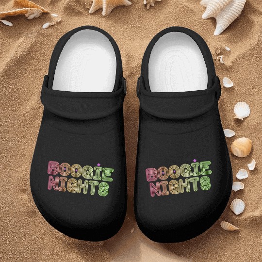 Boogie Nights Retro Movie Dirk Diggler Vintage 70s Nurse Clogs