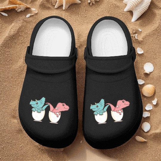 Baby Dinos Hatch Newborn Nurse Clogs