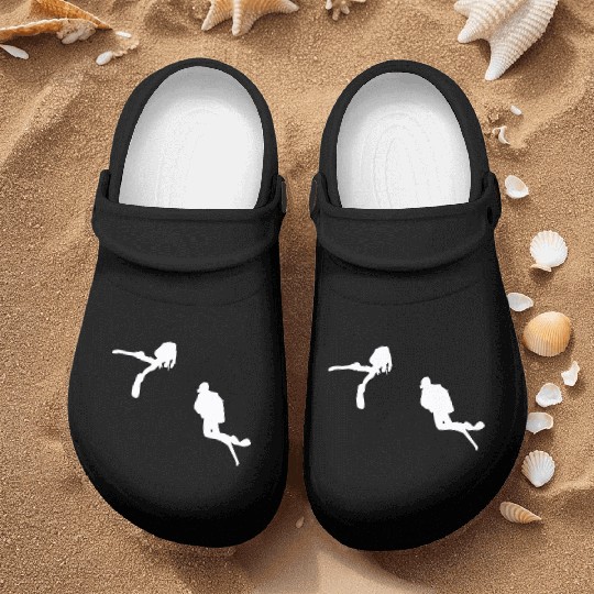 Diver Diving Snorkeling Swimming Goggles Sea Life Nurse Clogs