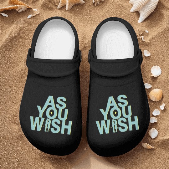 Princess Bride As you Wish Nurse Clogs