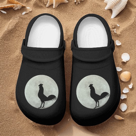 Chicken Full Moon Nurse Clogs