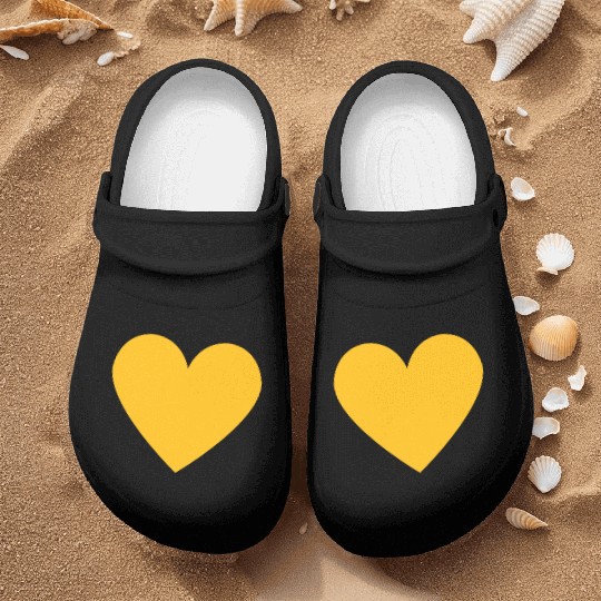 yellow heart song Nurse Clogs