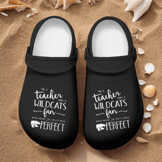 I Am A Teacher And A Wildcats Fan Which Means I Am Nurse Clogs