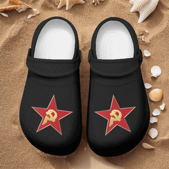Hammer and sickle Nurse Clogs